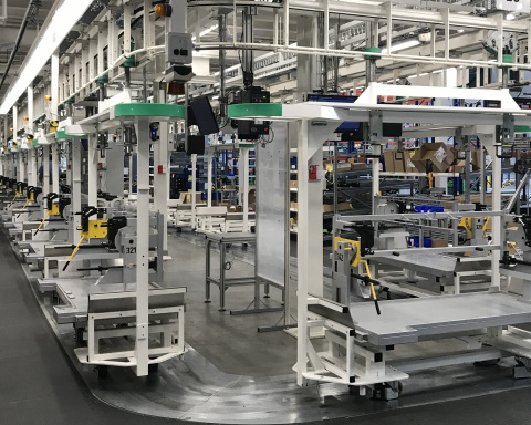 Montážna linka – Montáž kokpitov