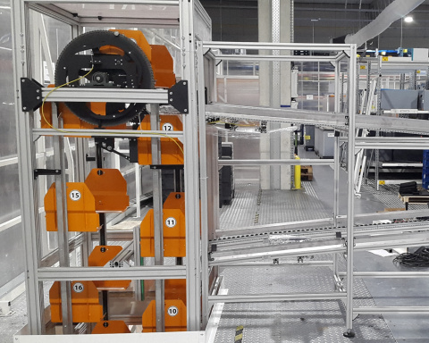 Montážna linka – Spádová dráha